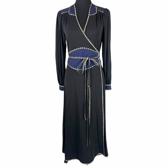Tory Burch Petites Maxi Wrap Dress - Picture 1 of 6